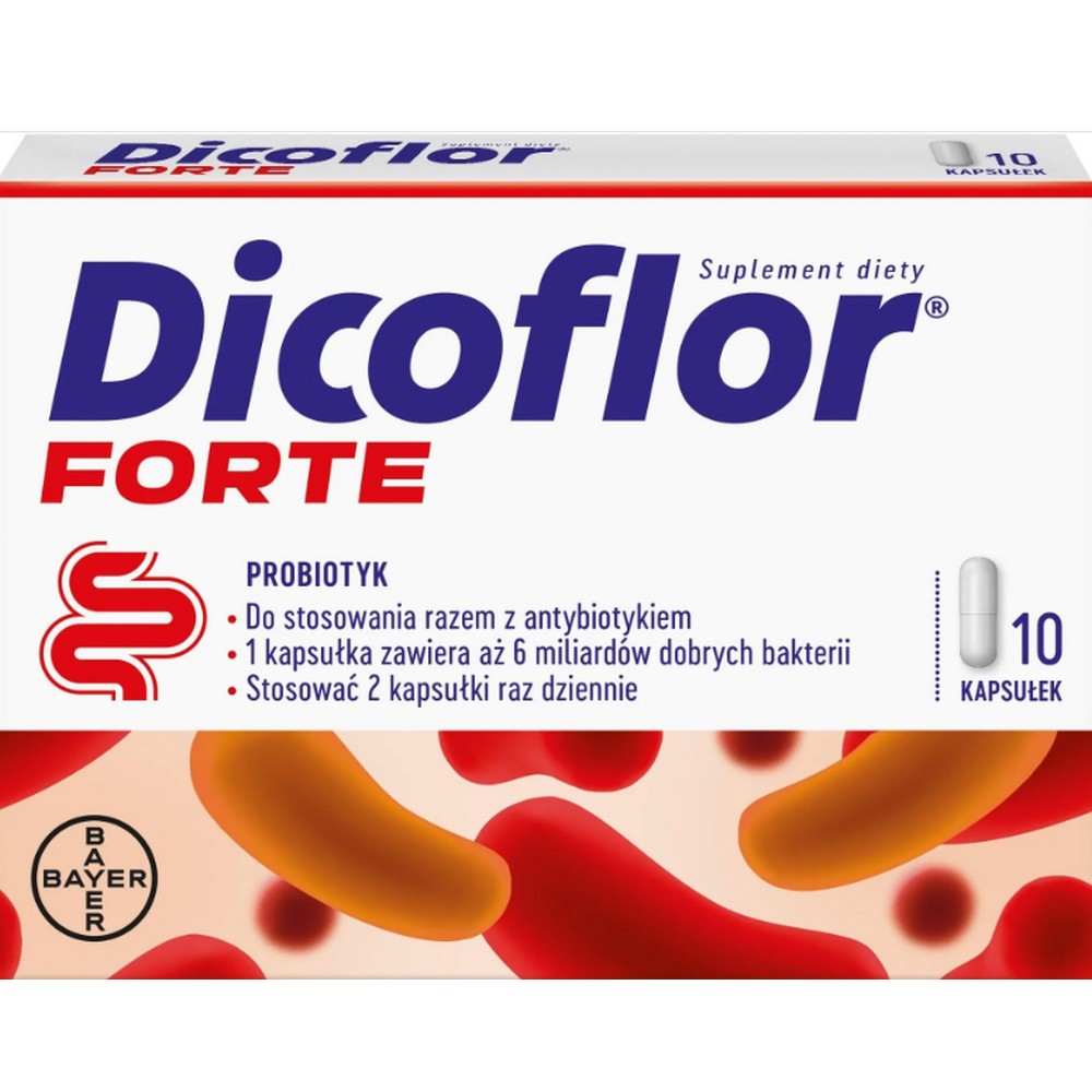 Dicoflor Forte Probiotic 10 capsules