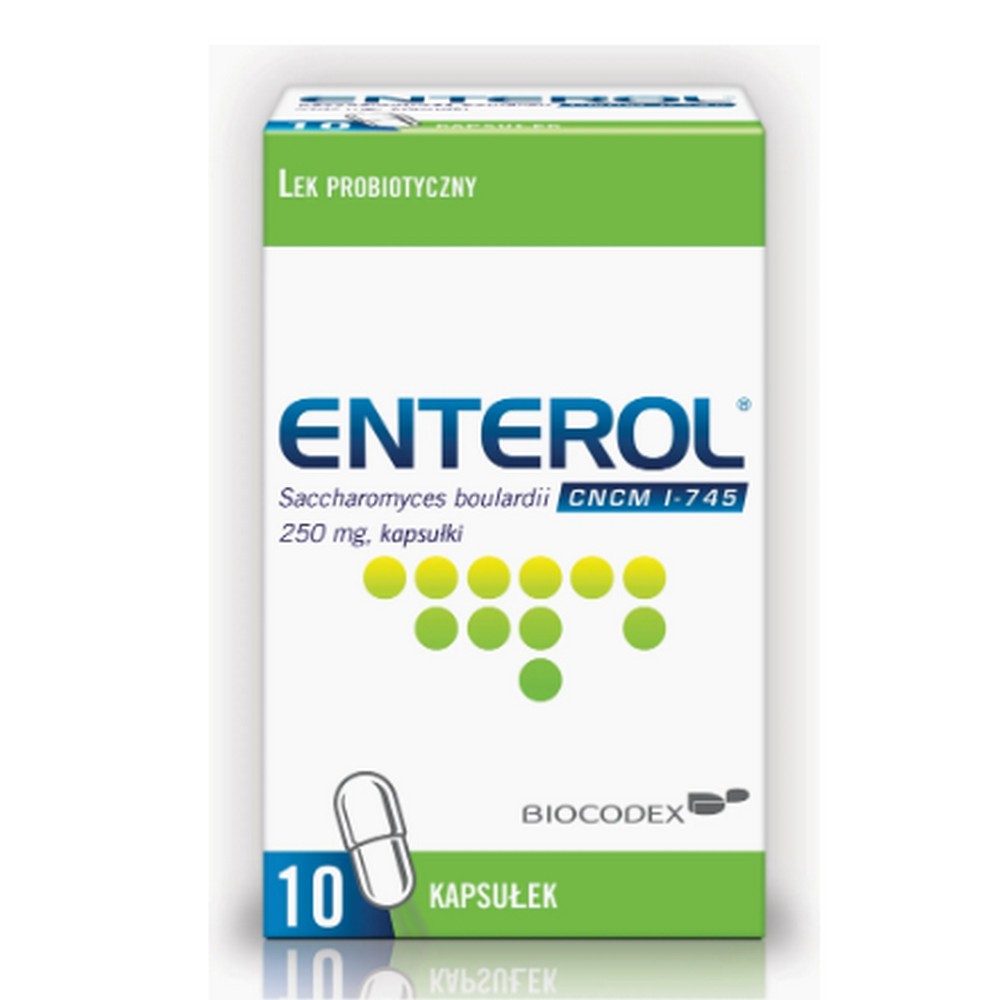 Enterol Probiotic 10 capsules 250 mg