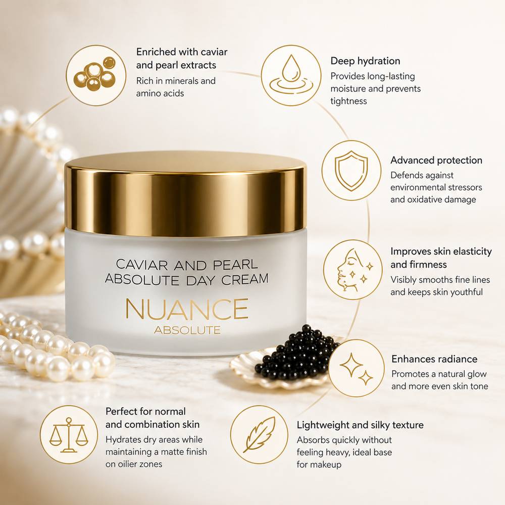 Nuance Absolute Caviar and Pearl day cream for normal and combination skin 50 ml 3