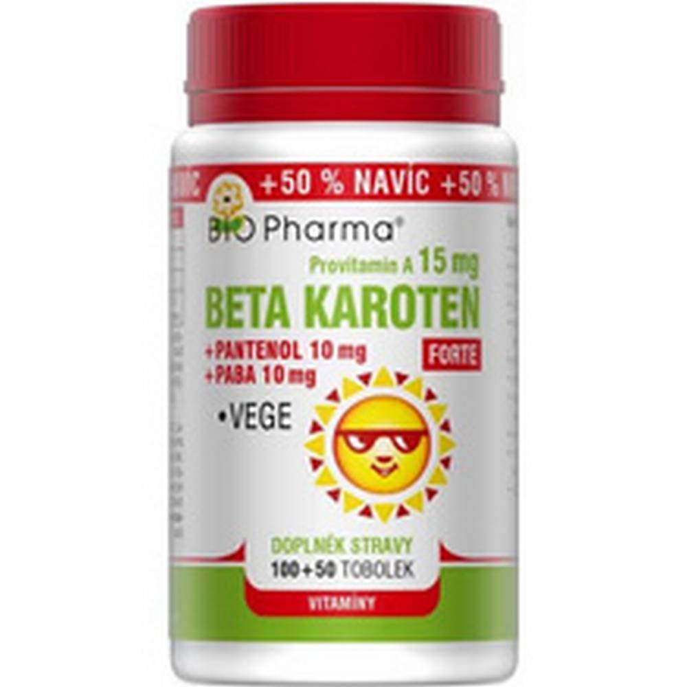 Beta Carotene 15mg + Panthenol 10mg + PABA10mg,150 0