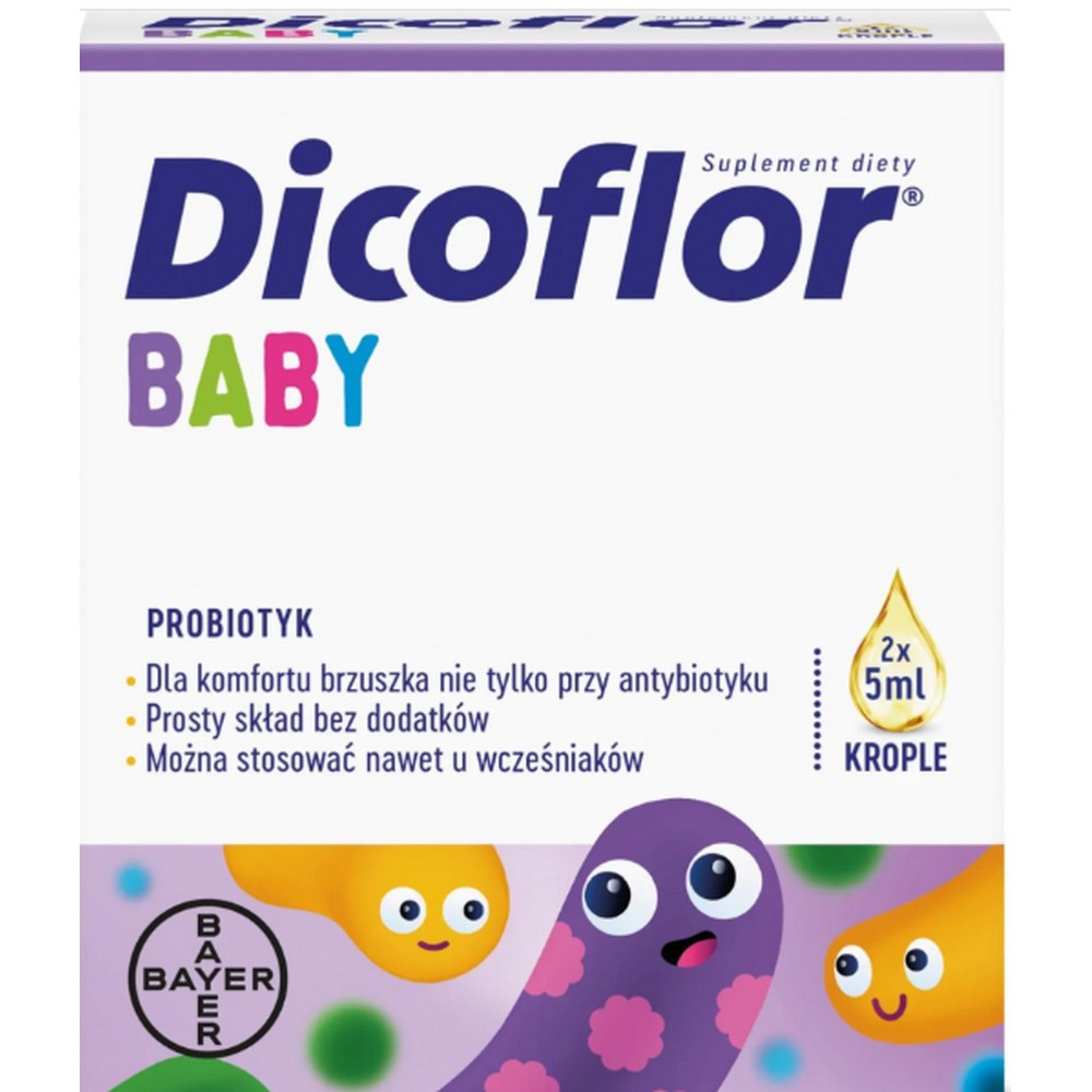 Dicoflor Baby Probiotic drops 2 x 5 ml