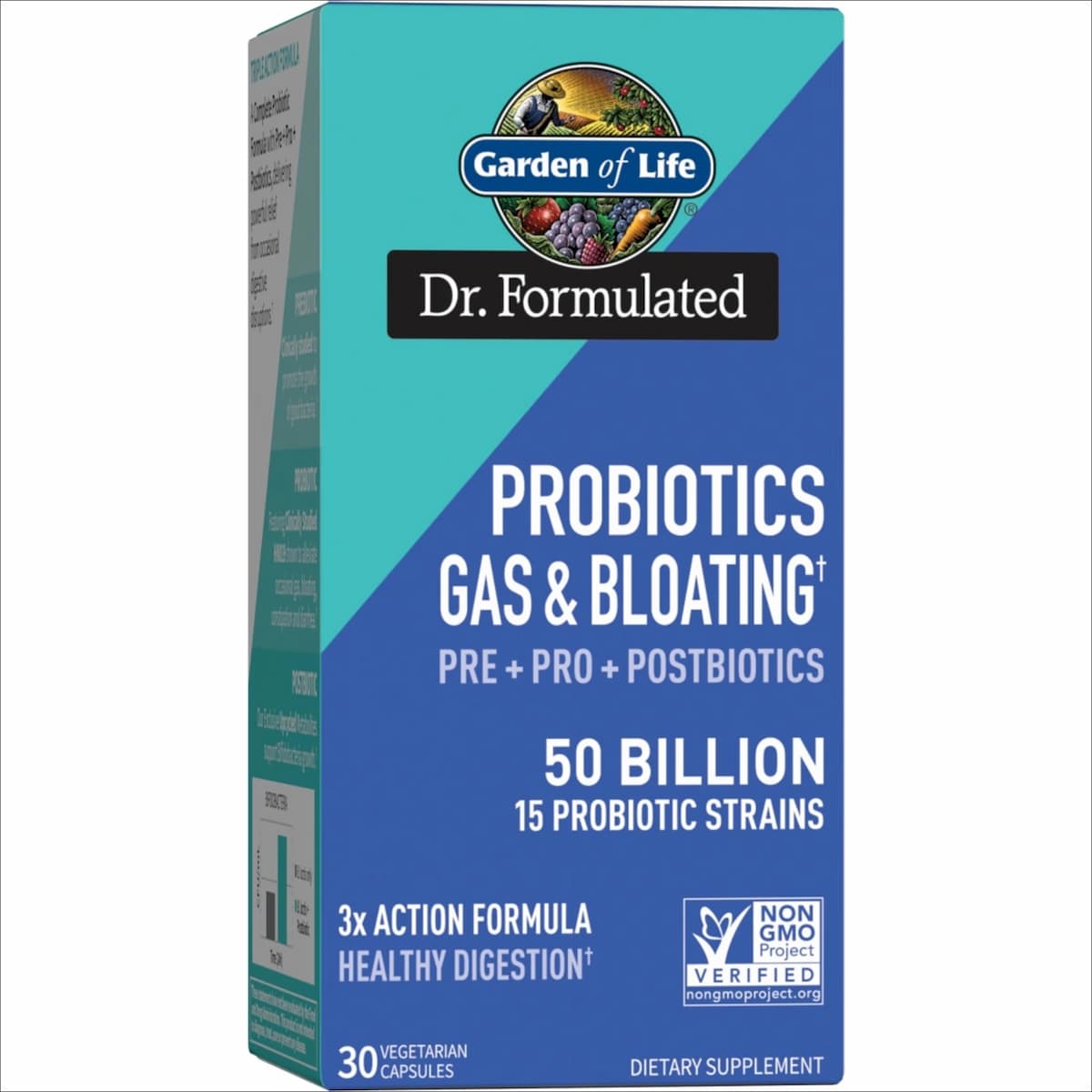 Garden of Life Dr. Formulated Probiotics Gas and Bloating 50 Billion, 30 0