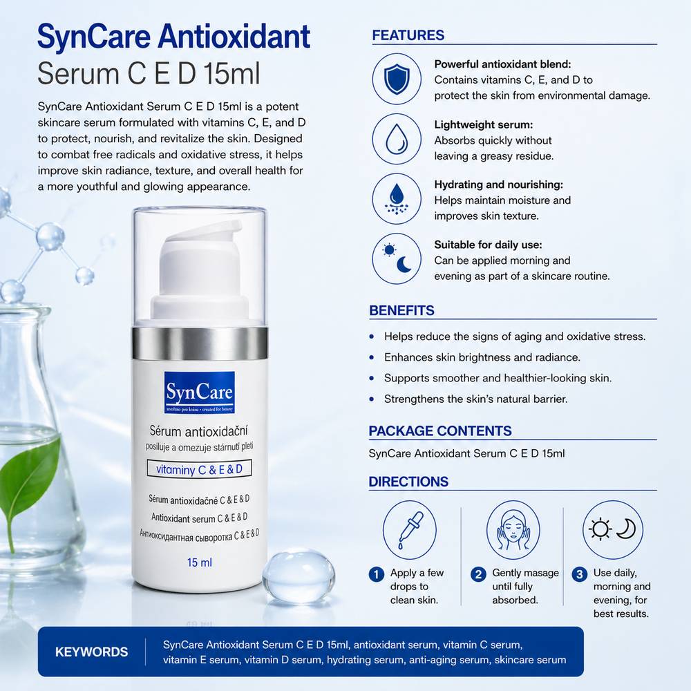 SynCare antioxidant serum C & E & D 15 ml 1