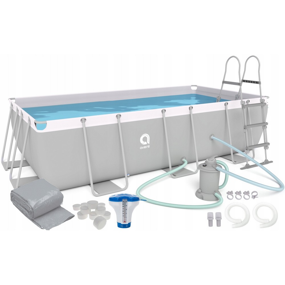 Avenli Frame Pool 400 × 200 cm with Accessories 2