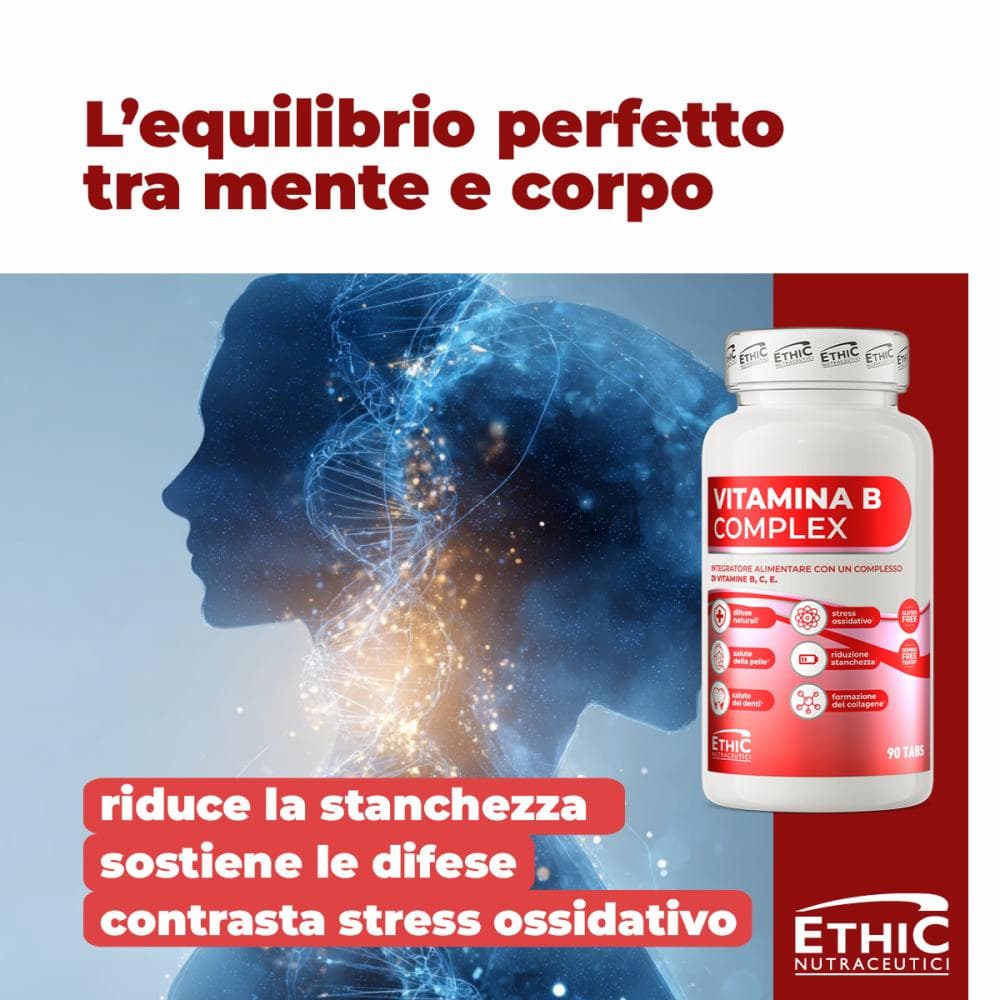 VITAMIN B COMPLEX - FOOD SUPPLEMENT WITH A COMPLEX OF VITAMINS B, C, E 0
