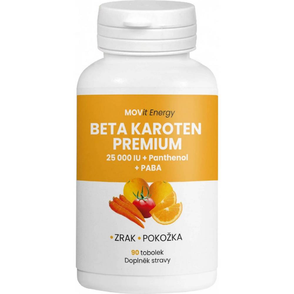 MOVit Beta Carotene 25000 IU + Panthenol + PABA,90