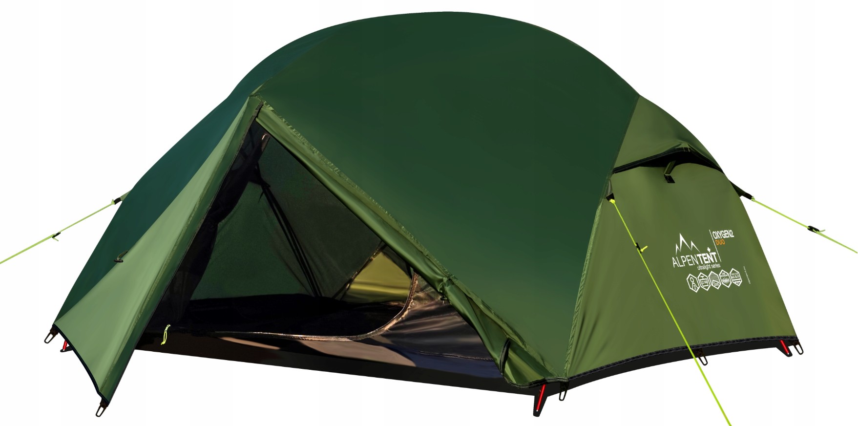 AlpenTent Oxygen 2 Duo 2-Person Lightweight Tent | Buy at Beyston