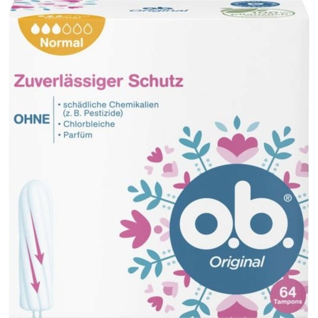 Original Normal tampons, 64 pcs. 0