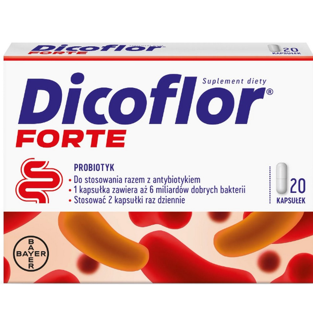 Dicoflor Forte Probiotic 20 caps.