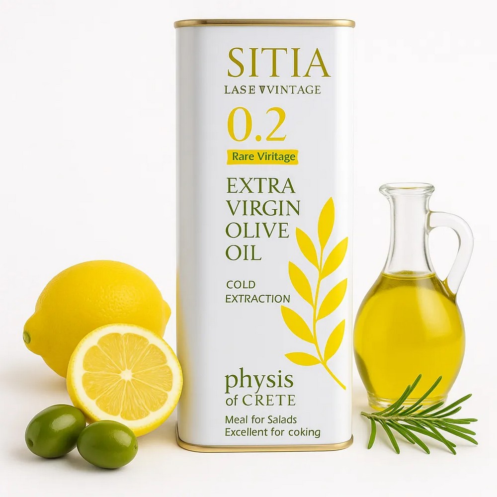 Physis Of Crete Extra Virgin Olive Oil SITIA PDO 500 Ml From Crete Physis Of Crete Extra Virgin Olive Oil SITIA PDO 500 Ml From Crete