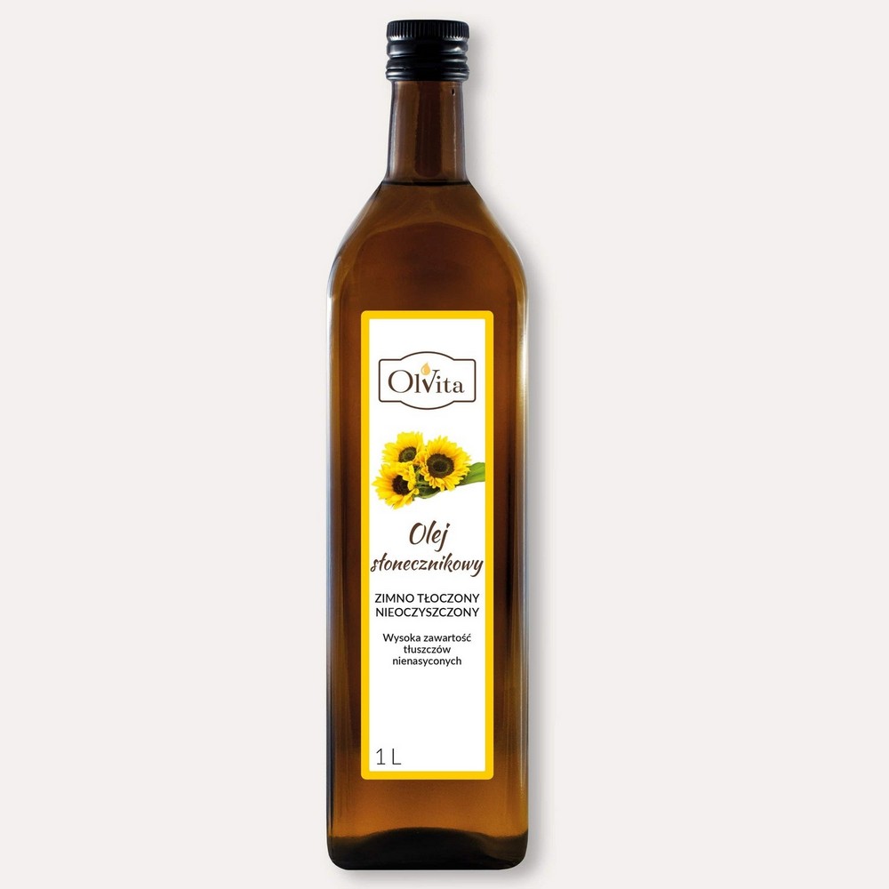 Ol'Vita RAW Sunflower Oil 1000 ml (Cold Pressed & Unrefined) 0