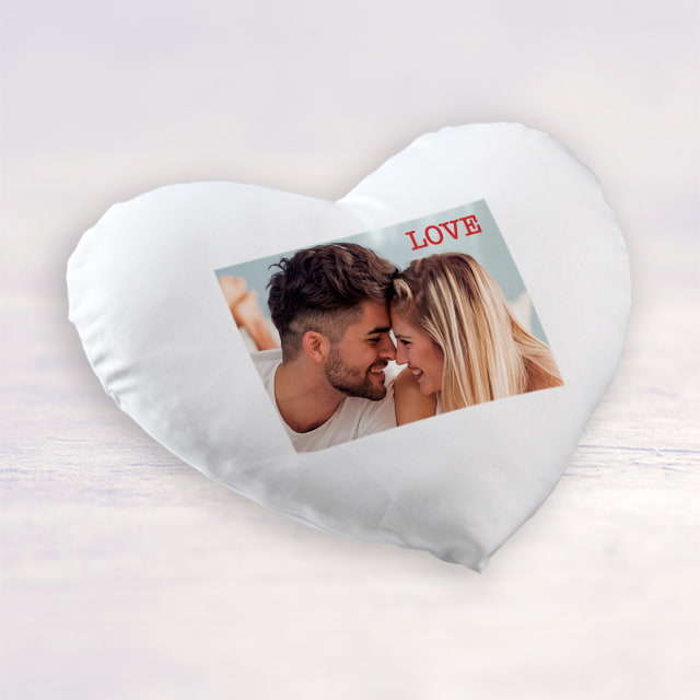 Heart Pillow with Names - Personalized Names Decorative Pillow 0
